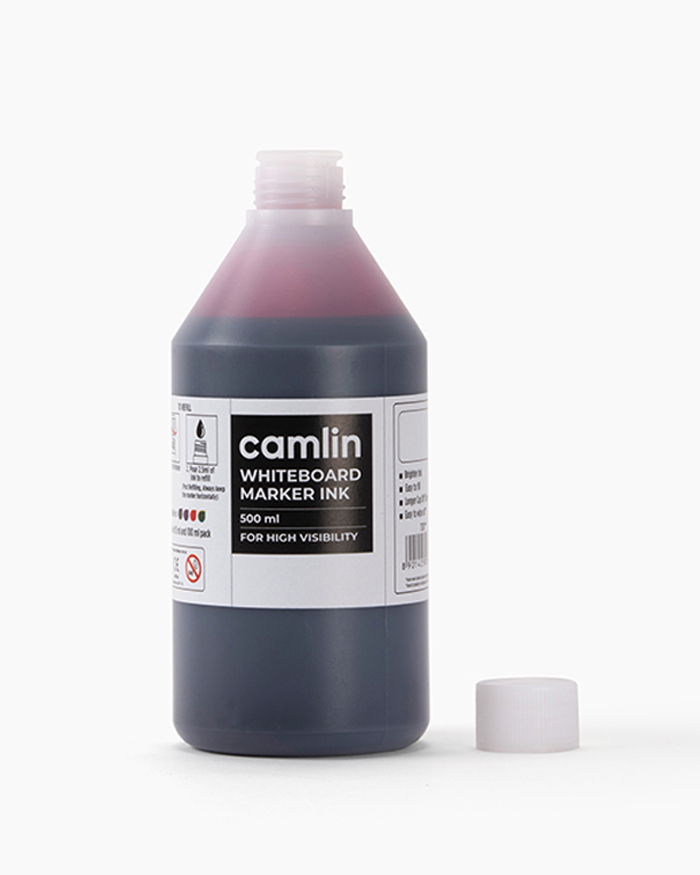Camlin Whiteboard Marker Ink Individual bottle of 500 ml in Red shade