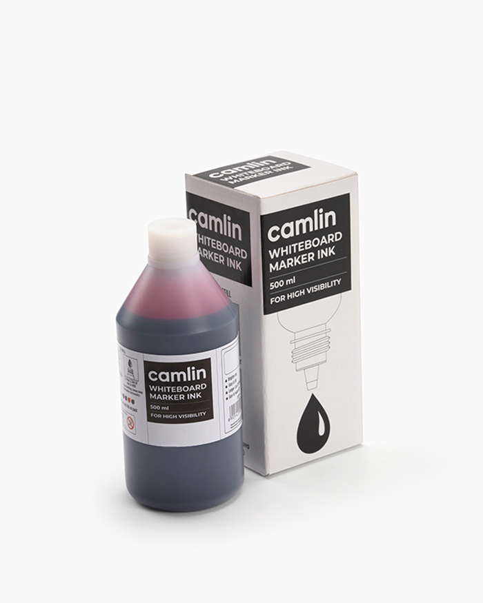 Camlin Whiteboard Marker Ink Individual bottle of 500 ml in Red shade