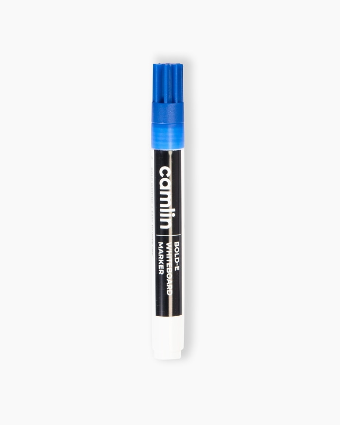 Camlin Bold-E Whiteboard Markers Carton of 10 markers in Blue shade
