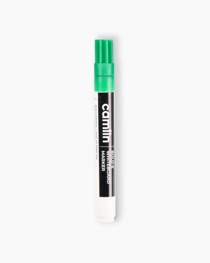 Camlin Bold-E Whiteboard Markers Carton of 10 markers in Green shade