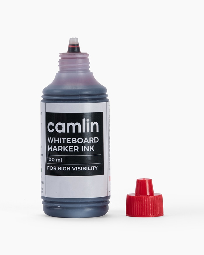Camlin Whiteboard Marker Ink Individual bottle of 100 ml in Red shade