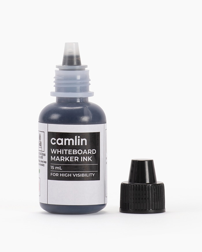 Camlin Whiteboard Marker Ink Individual bottle of 15 ml in Black shade