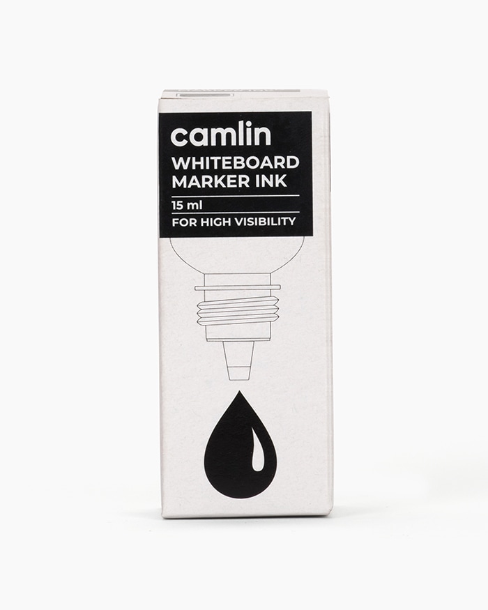 Camlin Whiteboard Marker Ink Individual bottle of 15 ml in Black shade