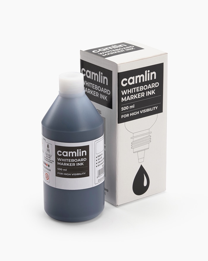 Camlin Whiteboard Marker Ink Individual bottle of 500 ml in Black shade