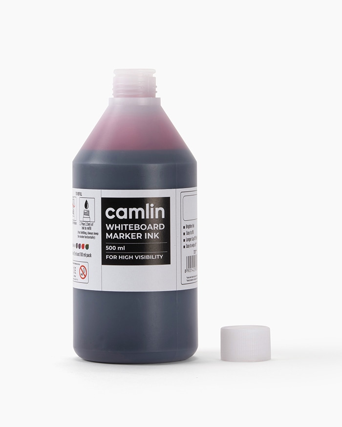 Camlin Whiteboard Marker Ink Individual bottle of 500 ml in Red shade