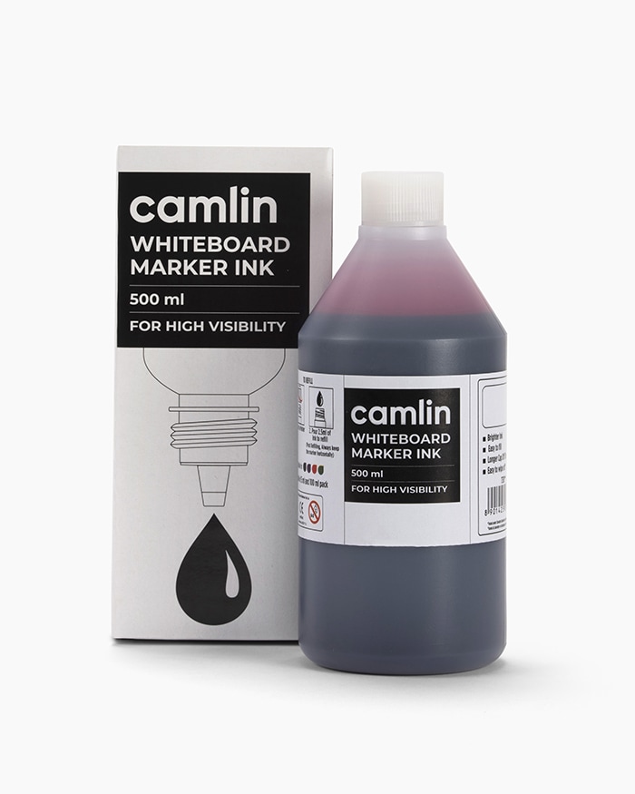 Camlin Whiteboard Marker Ink Individual bottle of 500 ml in Red shade