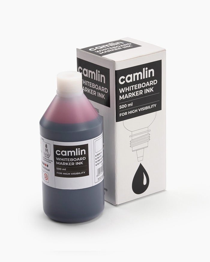 Camlin Whiteboard Marker Ink Individual bottle of 500 ml in Red shade
