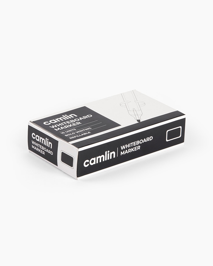 Camlin Whiteboard Markers Carton of 10 markers in Black shade