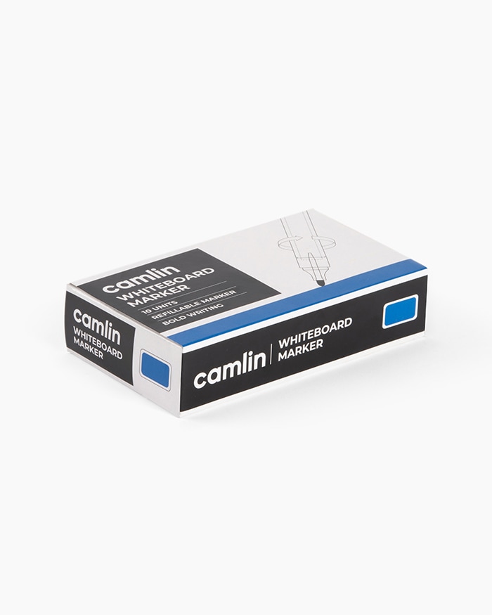 Camlin Whiteboard Markers Carton of 10 markers in Blue shade