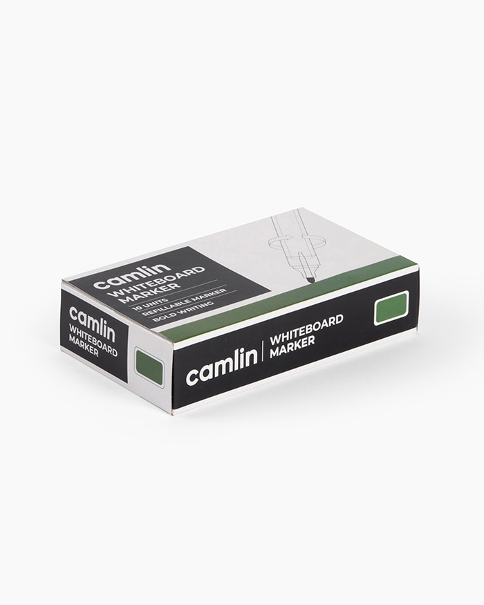 Camlin Whiteboard Markers Carton of 10 markers in Green shade