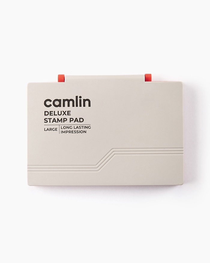 Camlin Deluxe Stamp Pad Individual stamp pad in Red, Large