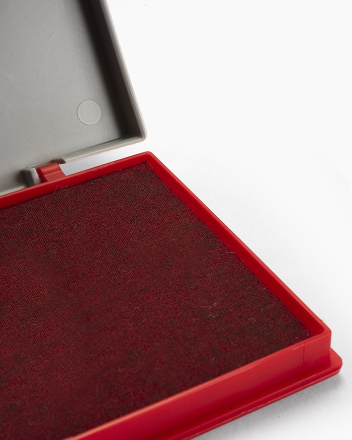 Camlin Deluxe Stamp Pad Individual stamp pad in Red, Large