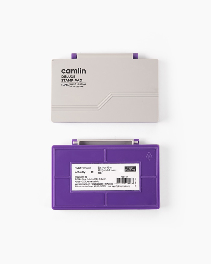 Camlin Deluxe Stamp Pad Individual stamp pad in Violet, Small