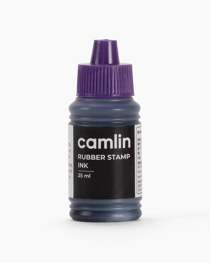 Camlin Rubber Stamp Ink Individual bottle of Violet in 25 ml