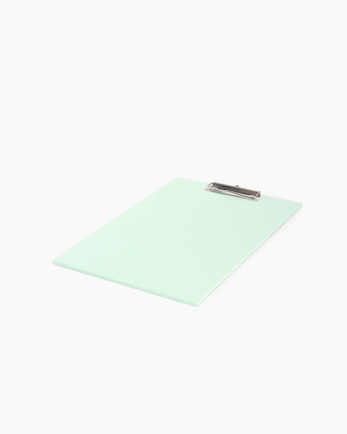 Camlin Exam Clipboard Individual clipboard in Aqua Green colour with plastic cover