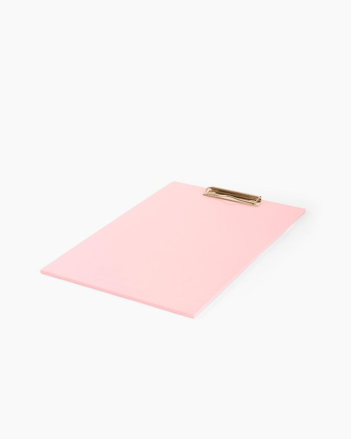 Camlin Exam Clipboard Individual clipboard in Pink colour with plastic cover