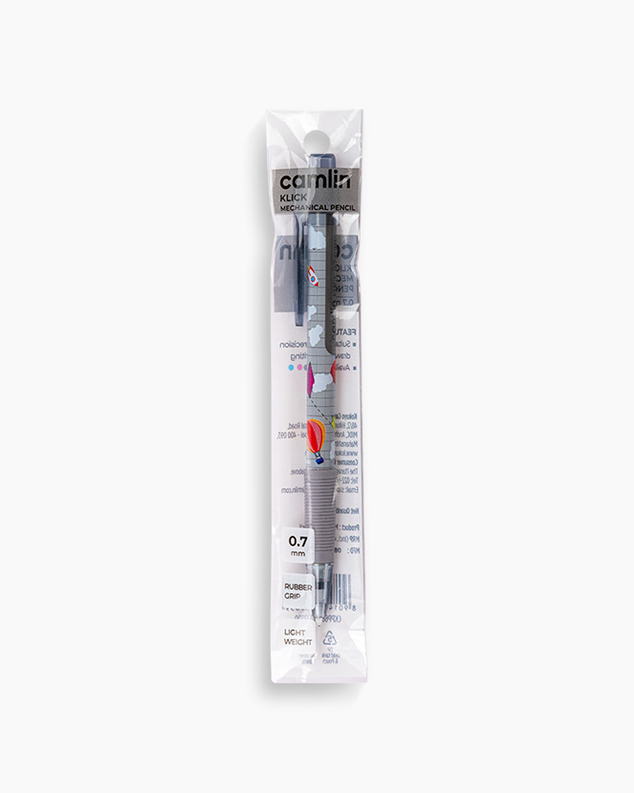 Camlin Klick Mechanical Pencil Individual pencil in 0.7 mm, Grey