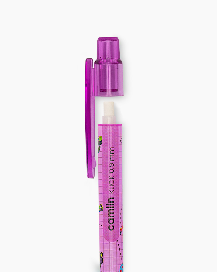 Camlin Klick Mechanical Pencil Individual pencil in 0.9 mm with Leads, Lilac