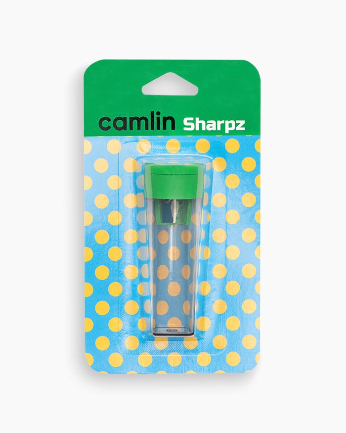 Camlin Sharpz Individual sharpener in green