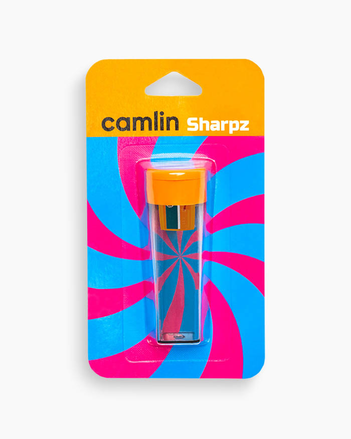 Camlin Sharpz Individual sharpener in orange