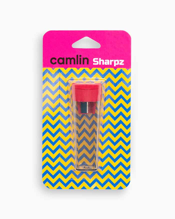 Camlin Sharpz Individual sharpener in red