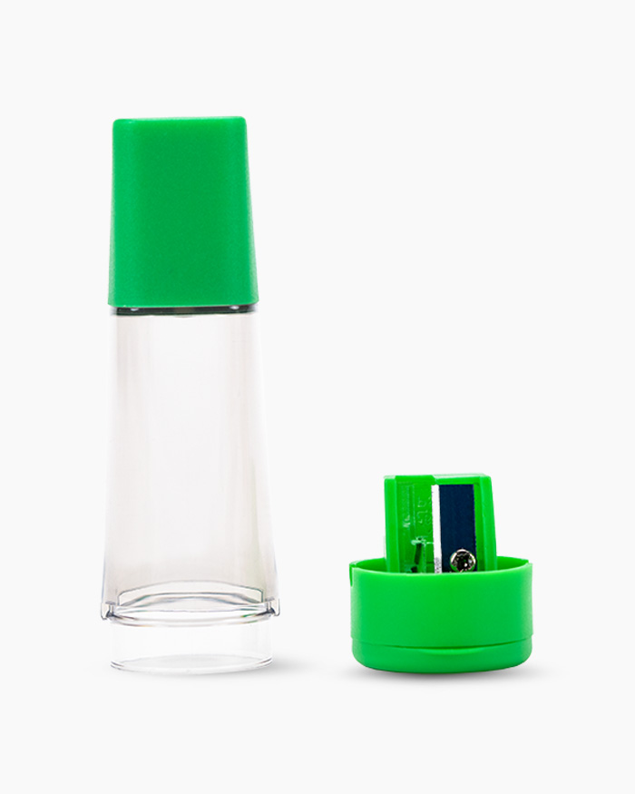 Camlin Twinz Eraser-sharpener combo in green