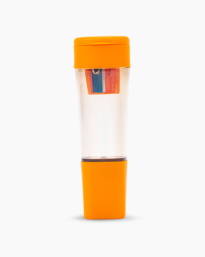 Camlin Twinz Eraser-sharpener combo in orange