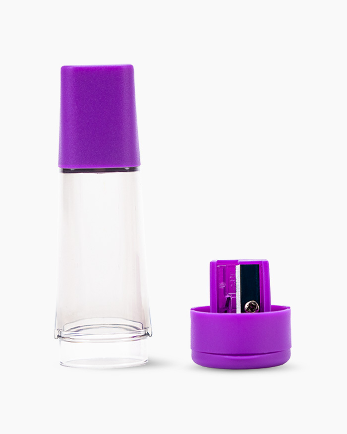 Camlin Twinz Eraser-sharpener combo in purple