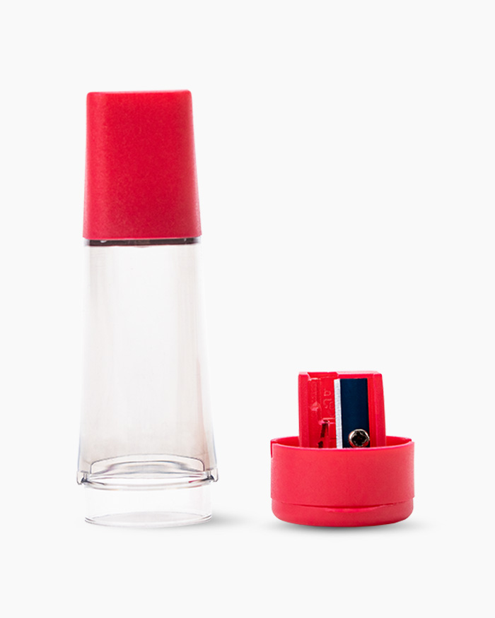 Camlin Twinz Eraser-sharpener combo in red